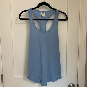 PINK Ribbed Racerback Tank